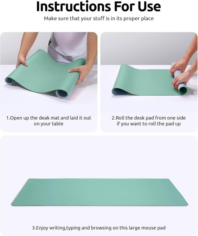 YSAGi Leather Desk Pad Protector - Image 102