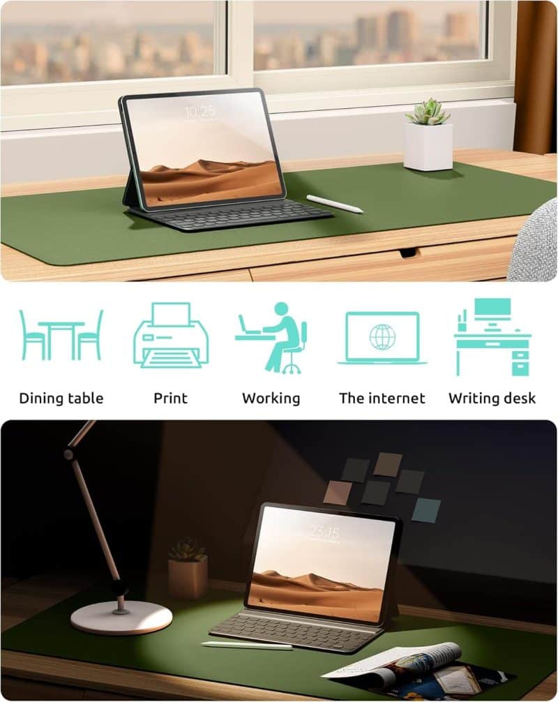 YSAGi Leather Desk Pad Protector - Image 118