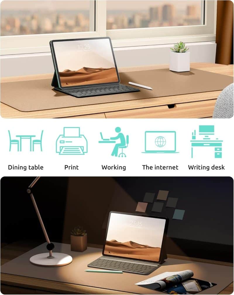 YSAGi Leather Desk Pad Protector - Image 126
