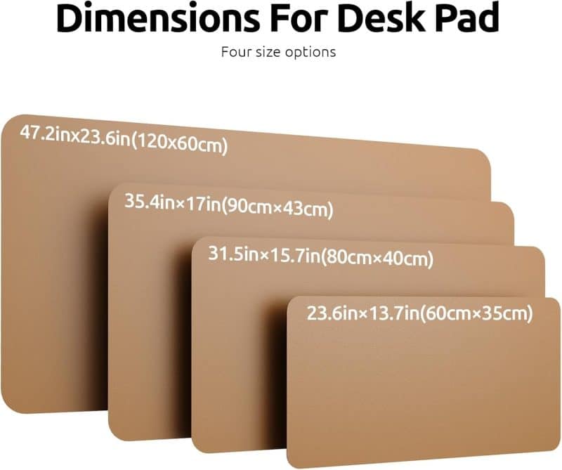 YSAGi Leather Desk Pad Protector - Image 128
