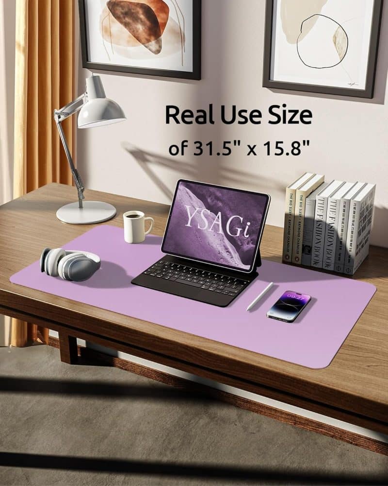 YSAGi Leather Desk Pad Protector - Image 134
