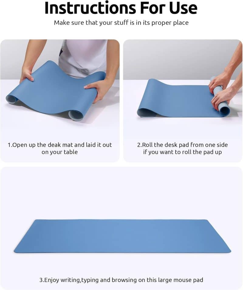YSAGi Leather Desk Pad Protector - Image 148