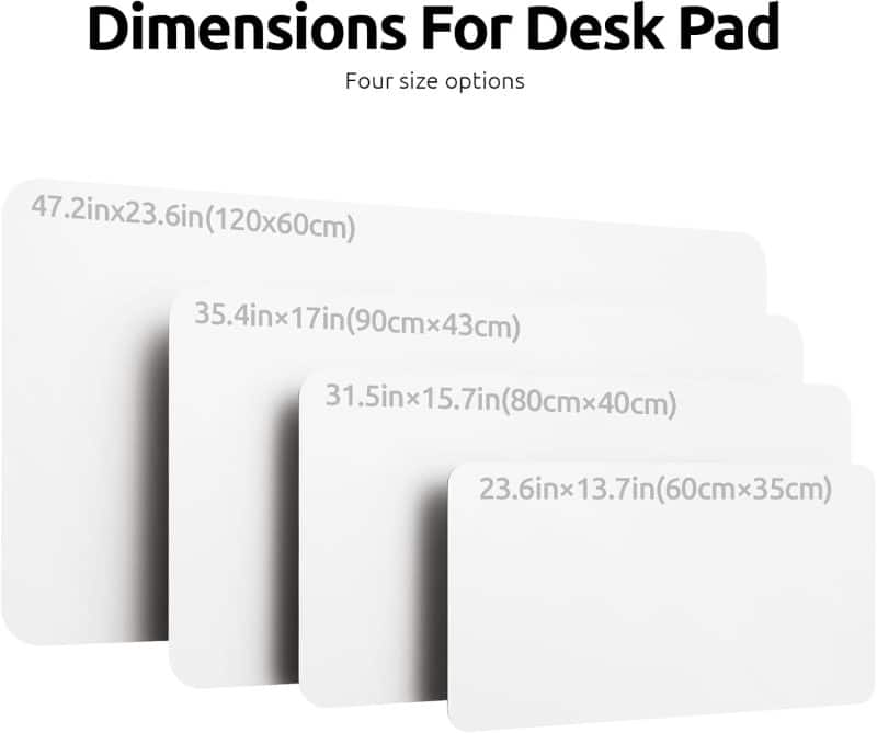 YSAGi Leather Desk Pad Protector - Image 156