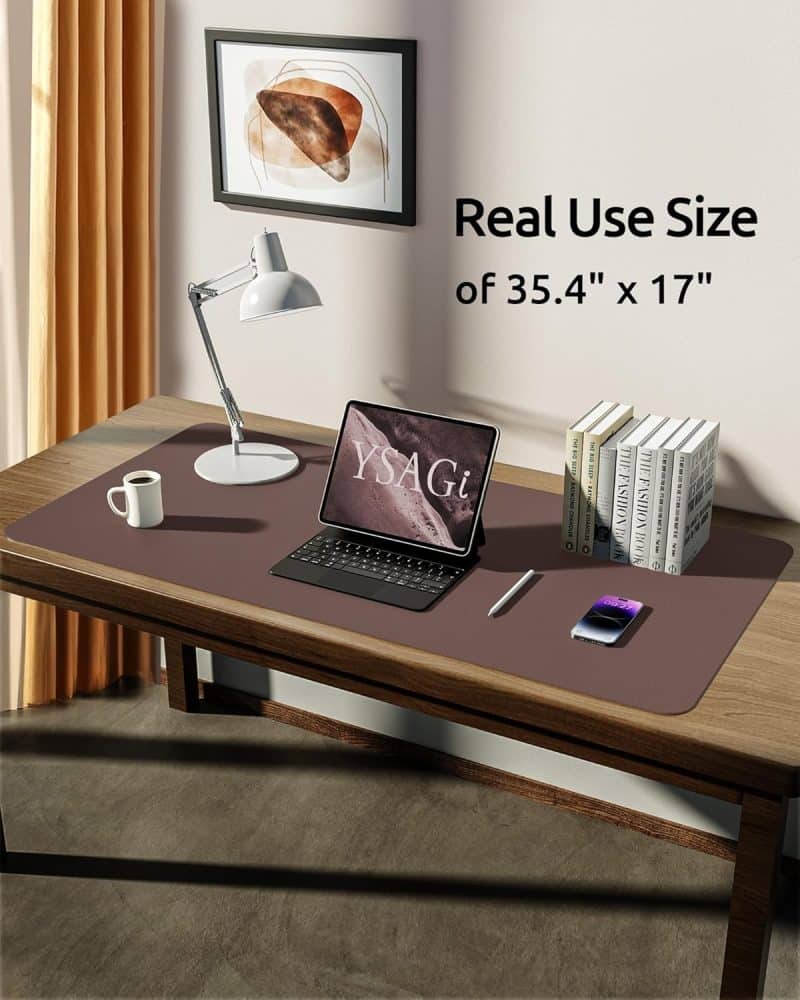 YSAGi Leather Desk Pad Protector - Image 162