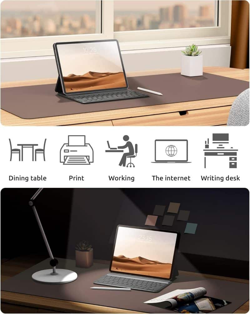 YSAGi Leather Desk Pad Protector - Image 163