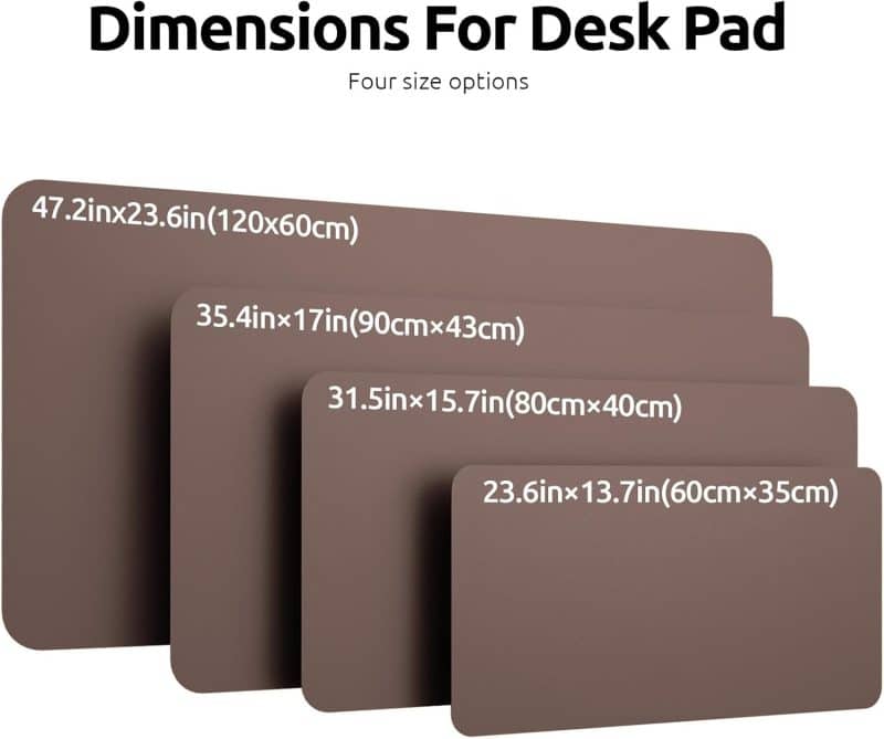 YSAGi Leather Desk Pad Protector - Image 165
