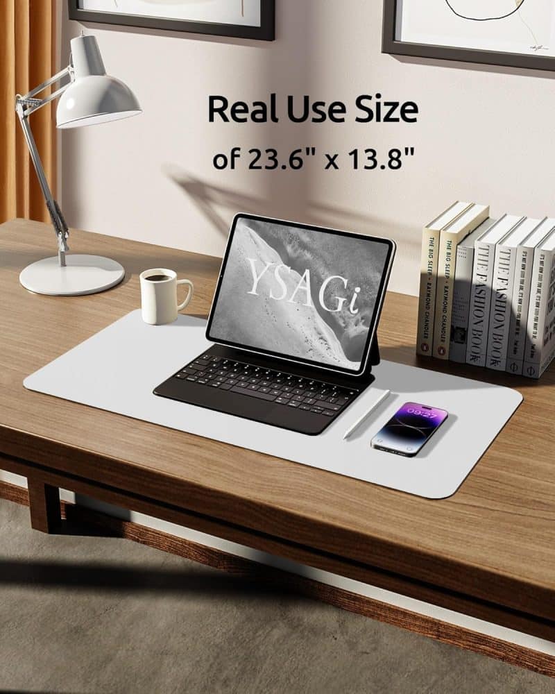 YSAGi Leather Desk Pad Protector - Image 167