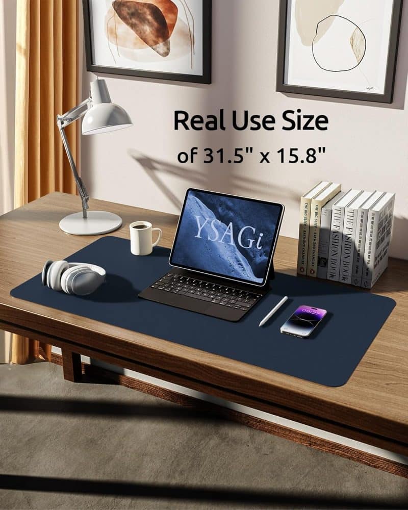 YSAGi Leather Desk Pad Protector - Image 172