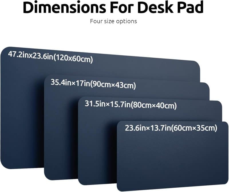 YSAGi Leather Desk Pad Protector - Image 175