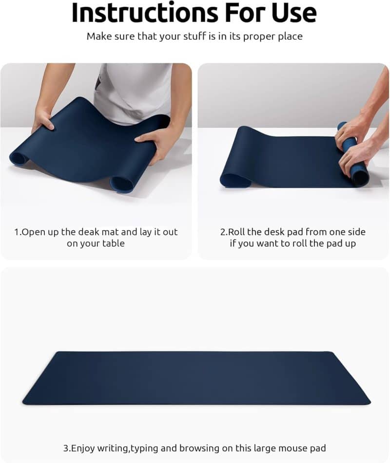 YSAGi Leather Desk Pad Protector - Image 176