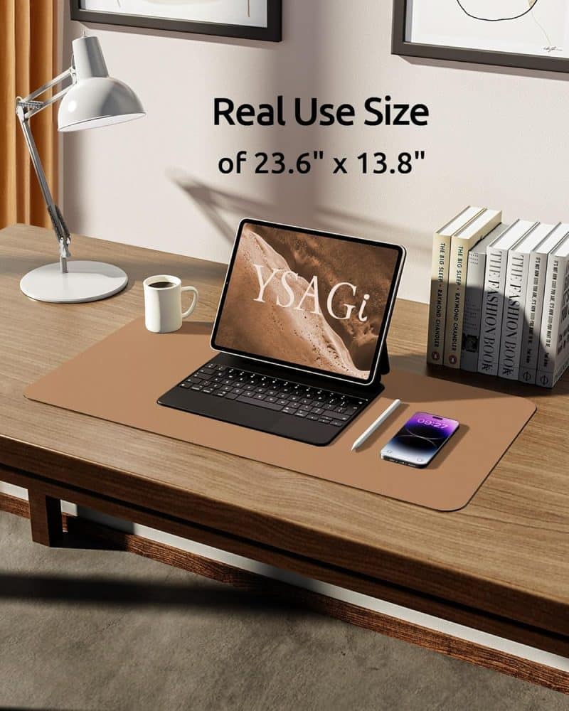 YSAGi Leather Desk Pad Protector - Image 177