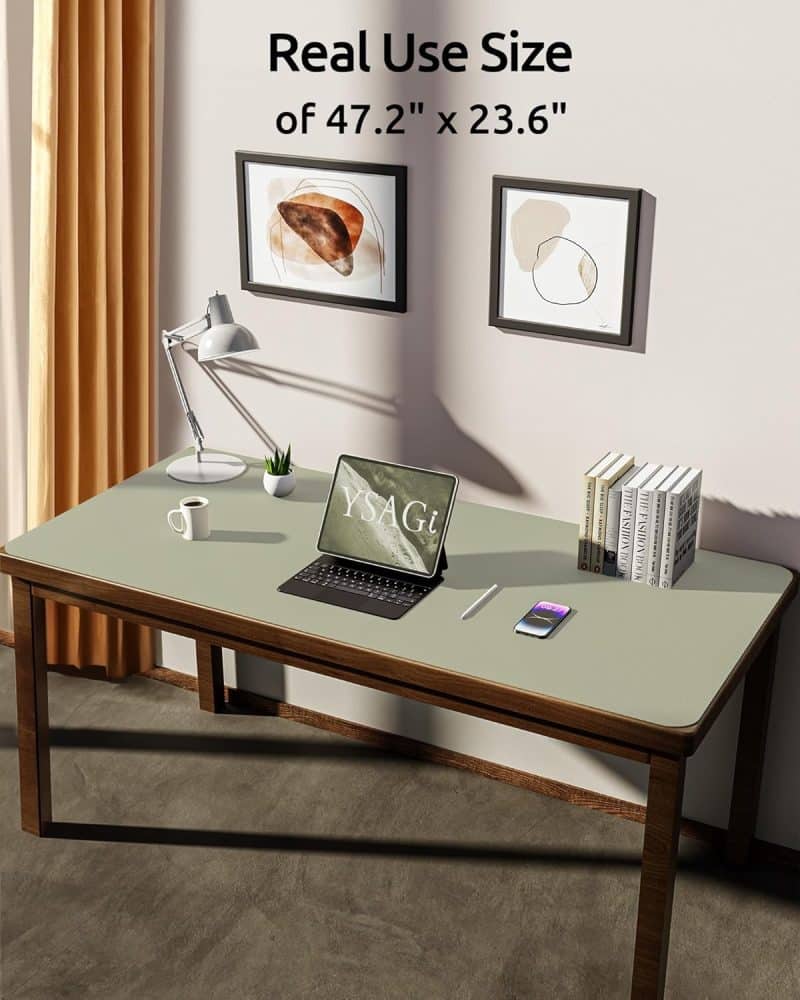 YSAGi Leather Desk Pad Protector - Image 180