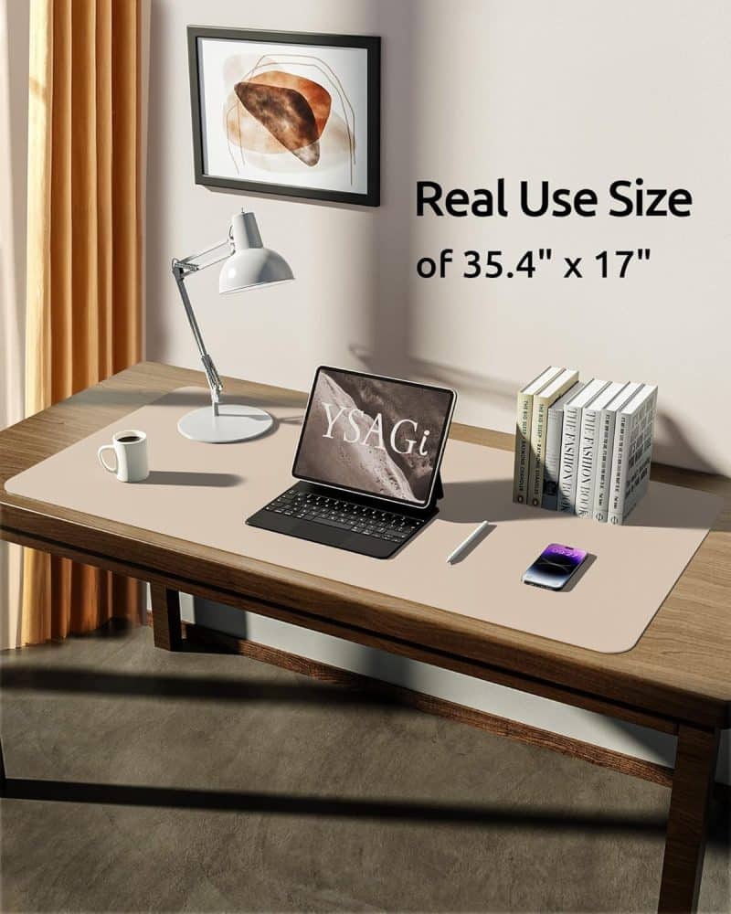 YSAGi Leather Desk Pad Protector - Image 189