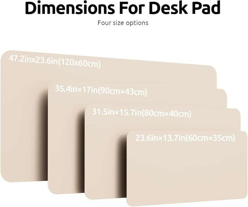 YSAGi Leather Desk Pad Protector - Image 192
