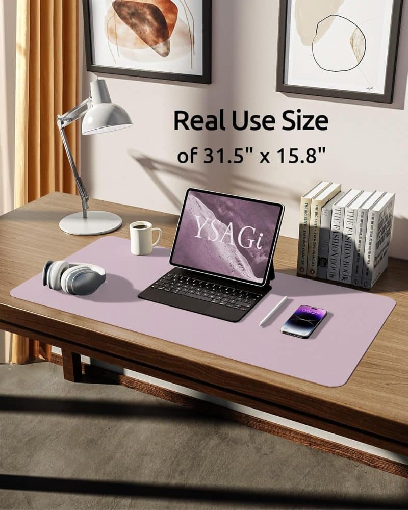 YSAGi Leather Desk Pad Protector - Image 198