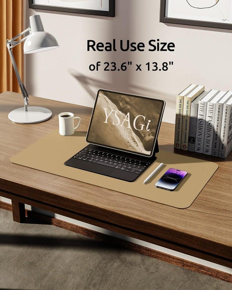 YSAGi Leather Desk Pad Protector - Image 203