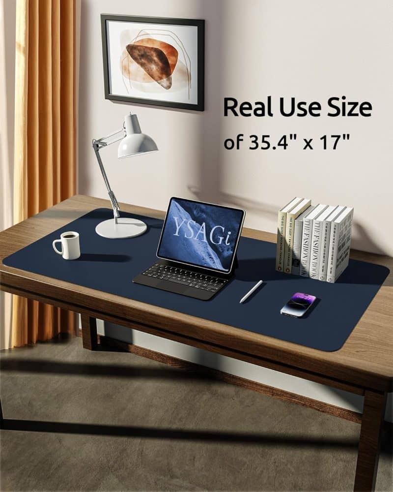 YSAGi Leather Desk Pad Protector - Image 214