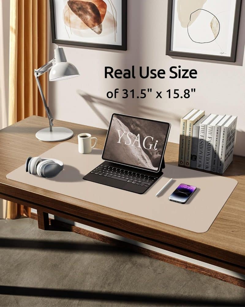 YSAGi Leather Desk Pad Protector - Image 216