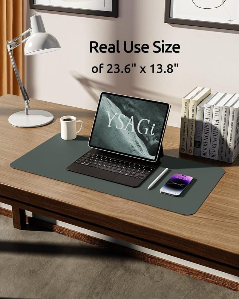 YSAGi Leather Desk Pad Protector - Image 221