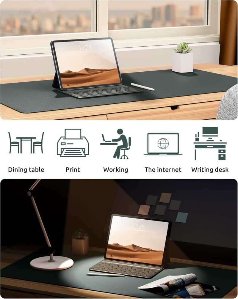 YSAGi Leather Desk Pad Protector - Image 222