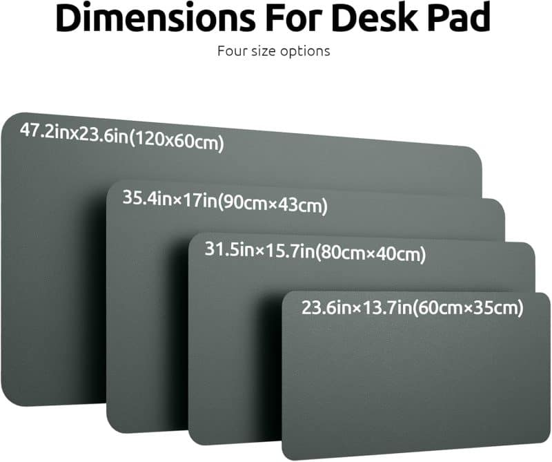 YSAGi Leather Desk Pad Protector - Image 224