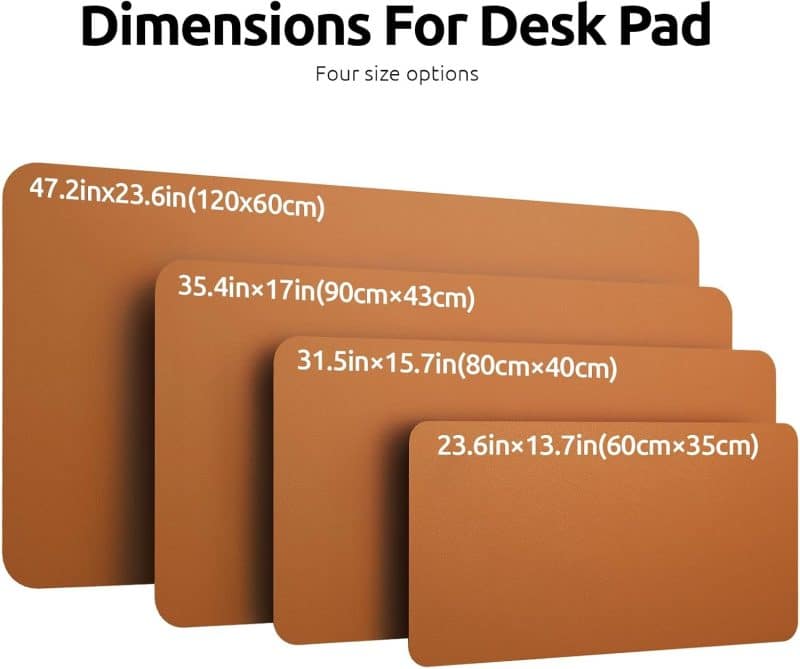 YSAGi Leather Desk Pad Protector - Image 233