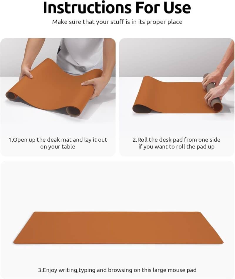 YSAGi Leather Desk Pad Protector - Image 234