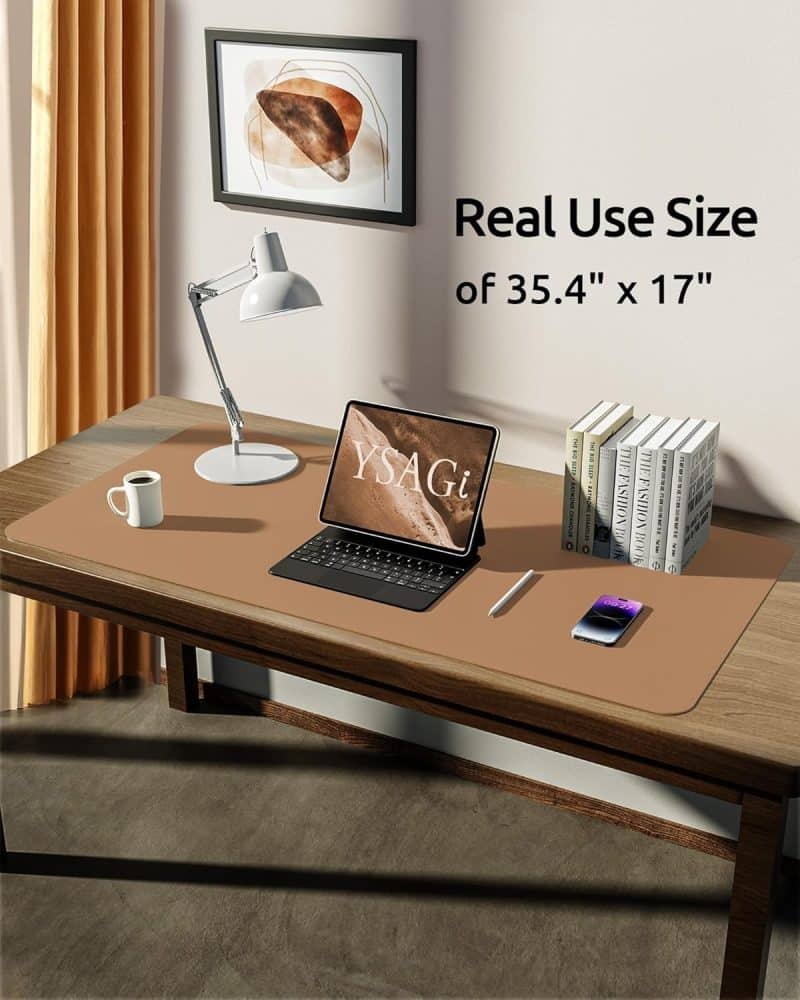 YSAGi Leather Desk Pad Protector - Image 243
