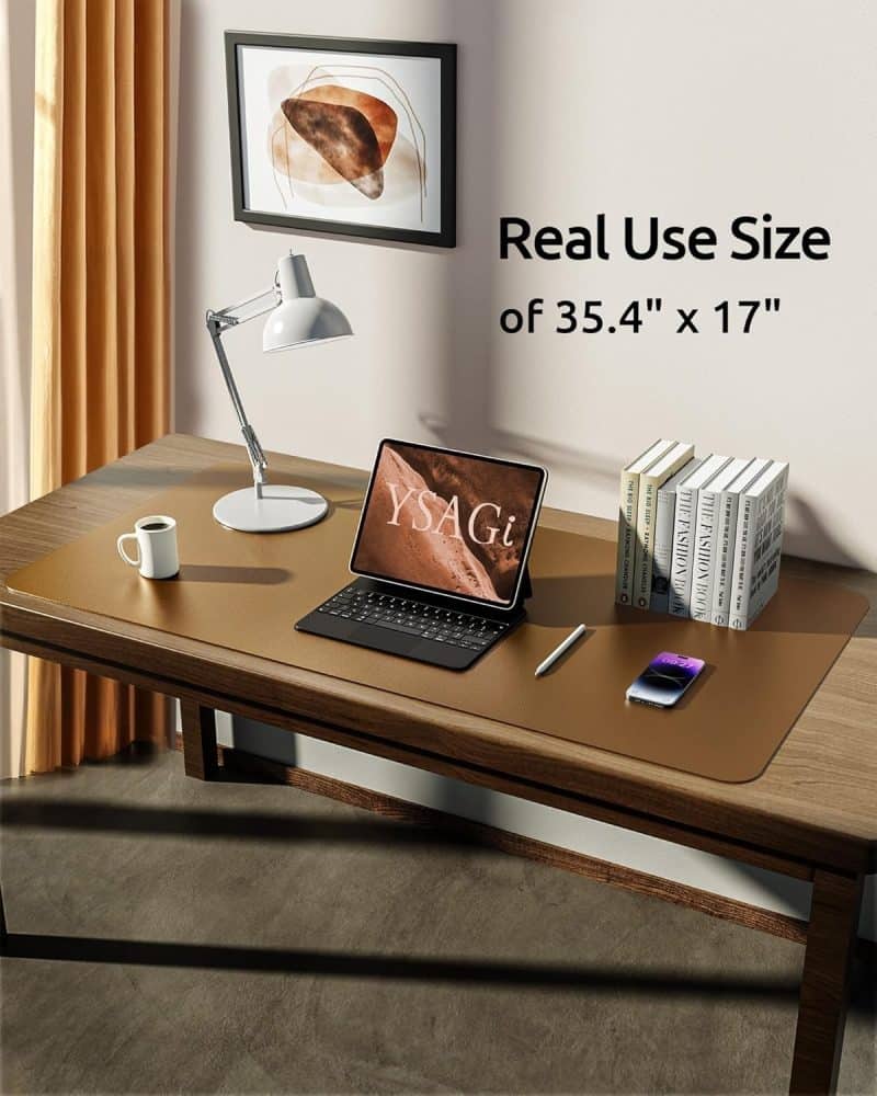 YSAGi Leather Desk Pad Protector - Image 245