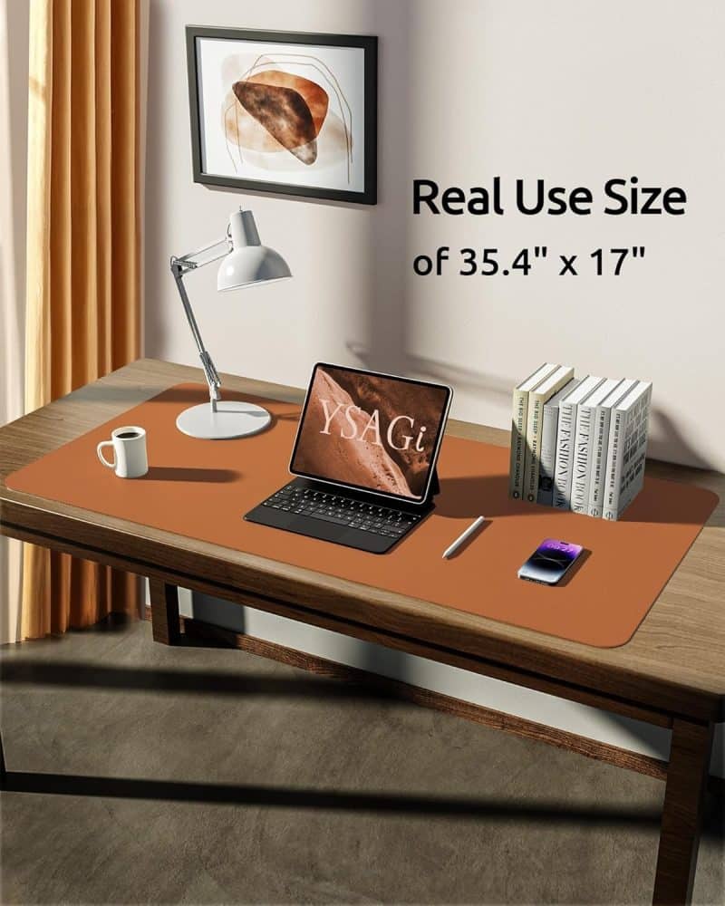 YSAGi Leather Desk Pad Protector - Image 246