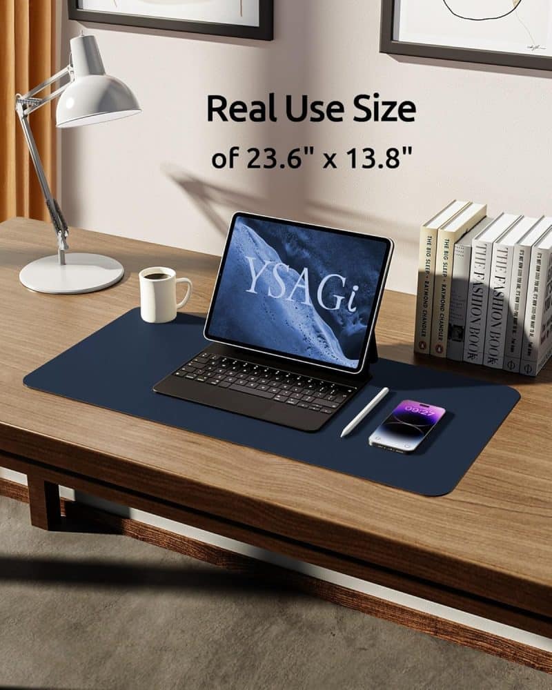 YSAGi Leather Desk Pad Protector - Image 247