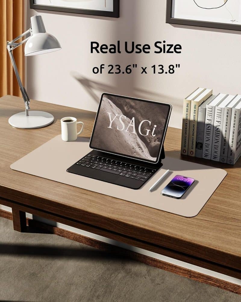 YSAGi Leather Desk Pad Protector - Image 257
