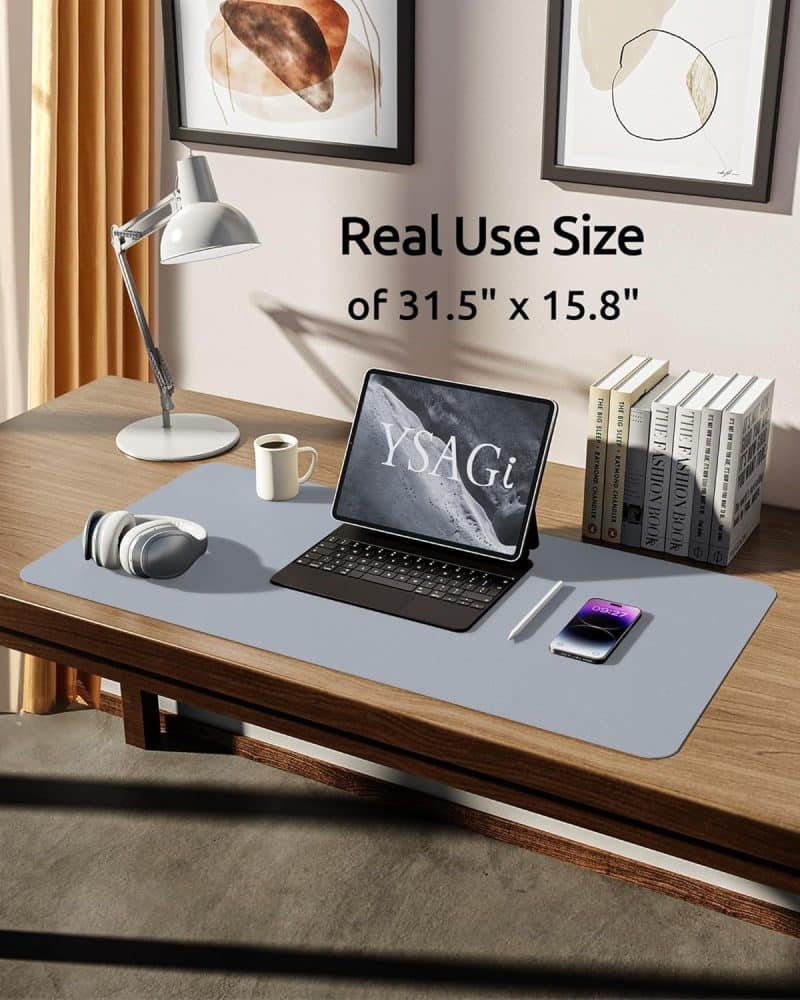 YSAGi Leather Desk Pad Protector - Image 273