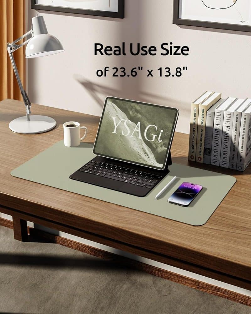 YSAGi Leather Desk Pad Protector - Image 283