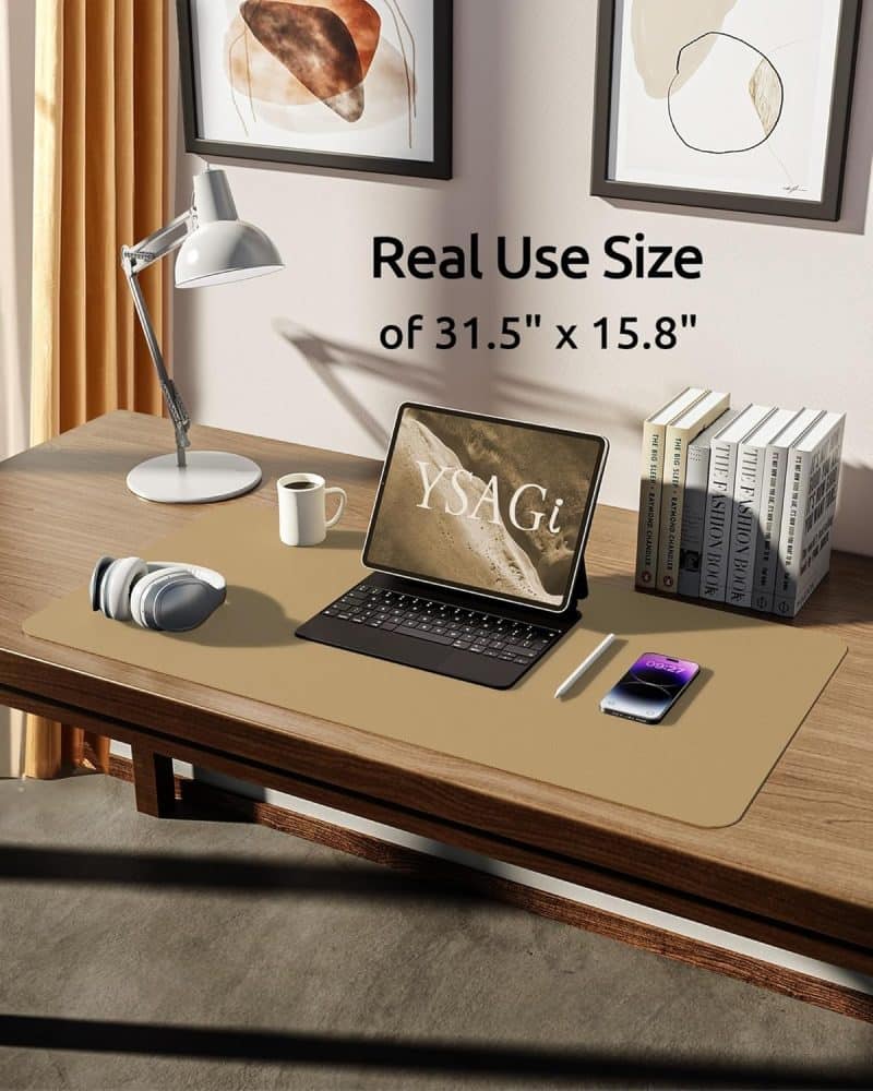 YSAGi Leather Desk Pad Protector - Image 284