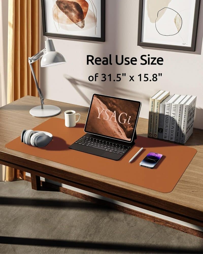 YSAGi Leather Desk Pad Protector - Image 294