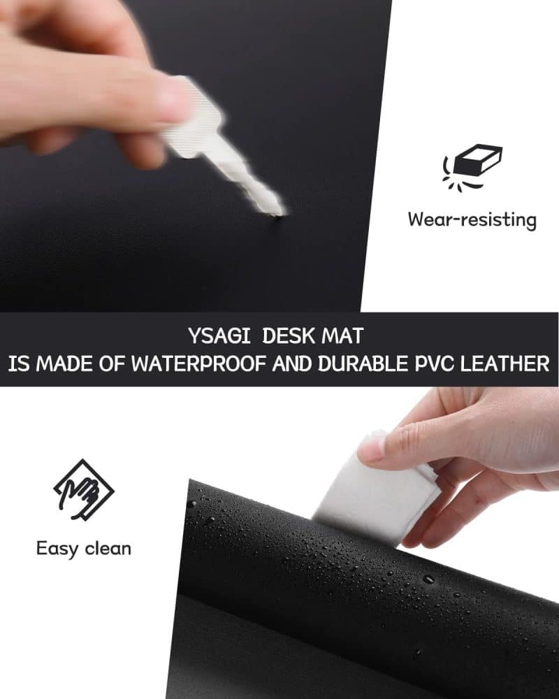 YSAGi Leather Desk Pad Protector - Image 307