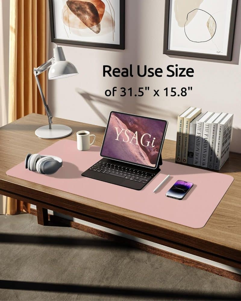 YSAGi Leather Desk Pad Protector - Image 330