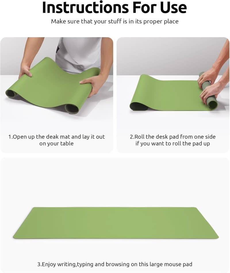 YSAGi Leather Desk Pad Protector - Image 345