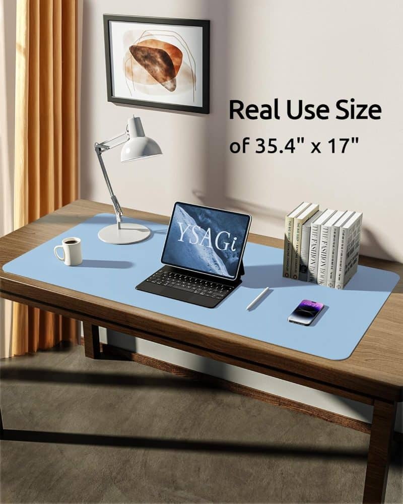 YSAGi Leather Desk Pad Protector - Image 349