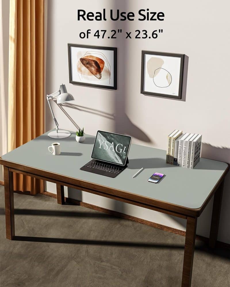 YSAGi Leather Desk Pad Protector - Image 359