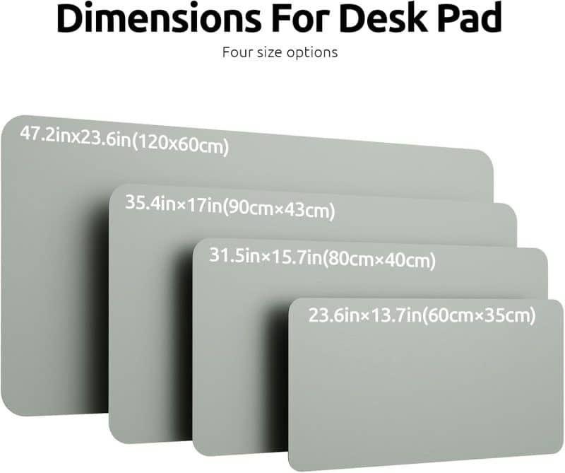 YSAGi Leather Desk Pad Protector - Image 360