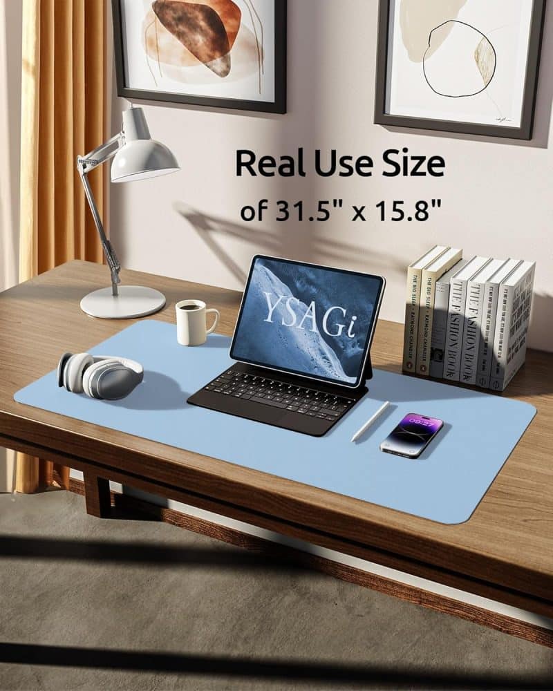 YSAGi Leather Desk Pad Protector - Image 361