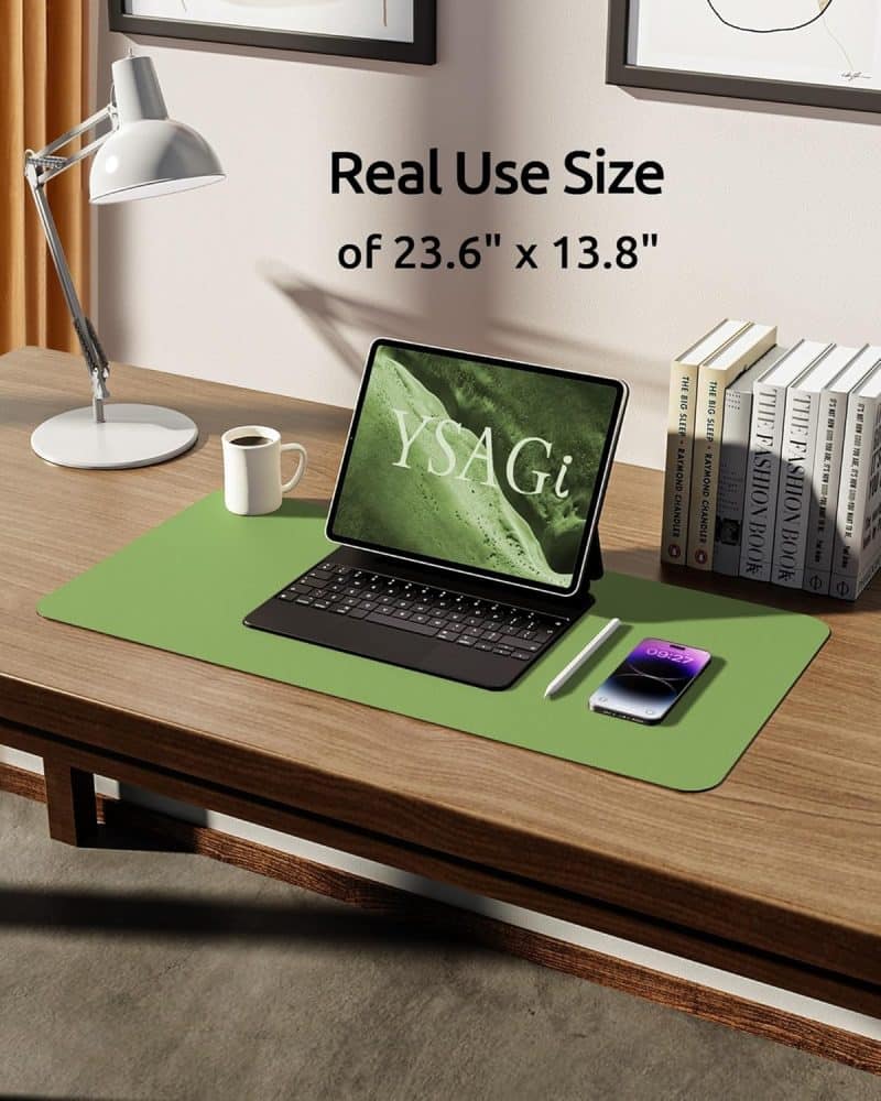 YSAGi Leather Desk Pad Protector - Image 368