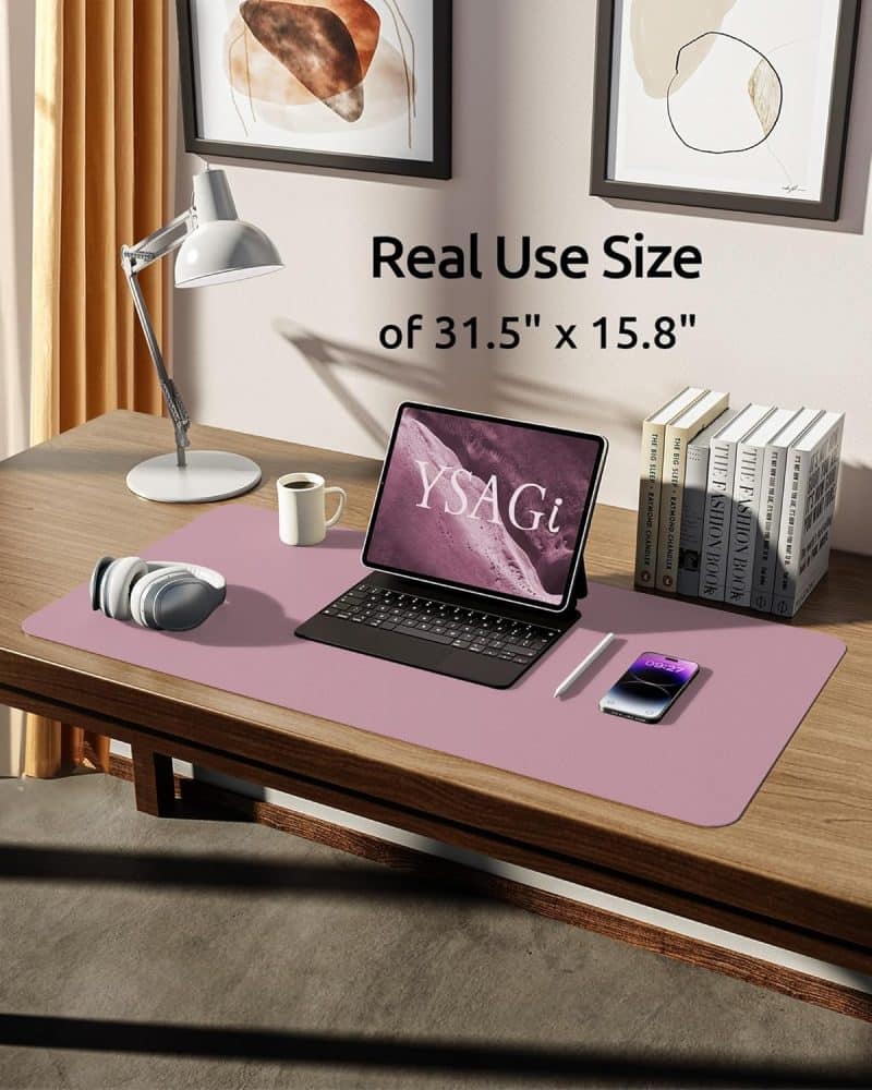 YSAGi Leather Desk Pad Protector - Image 372