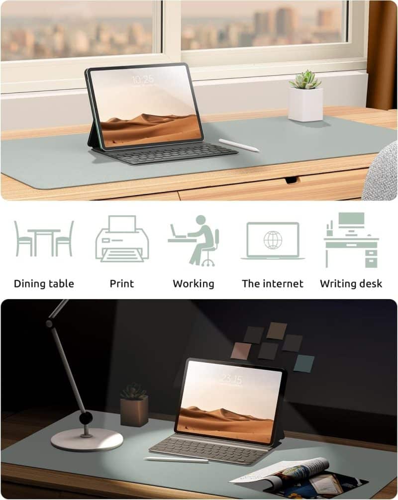 YSAGi Leather Desk Pad Protector - Image 378