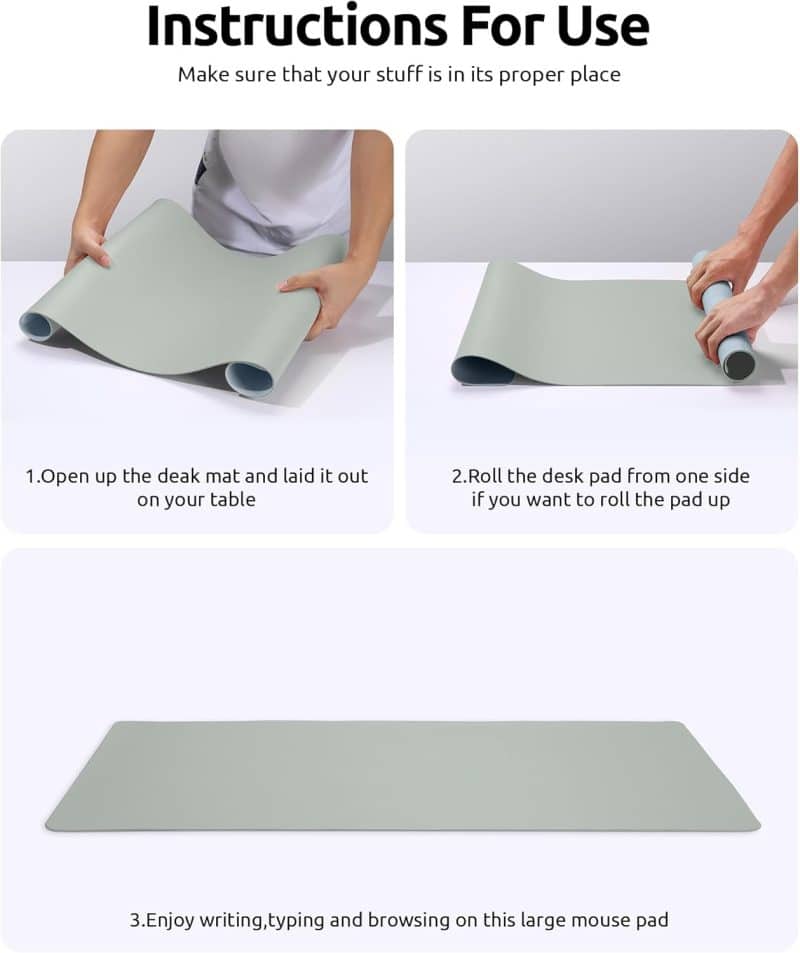 YSAGi Leather Desk Pad Protector - Image 380