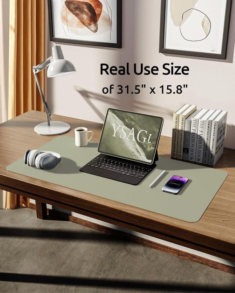YSAGi Leather Desk Pad Protector - Image 386