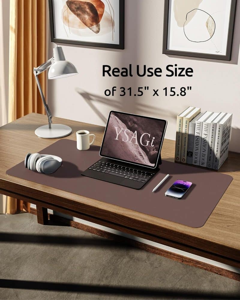 YSAGi Leather Desk Pad Protector - Image 391