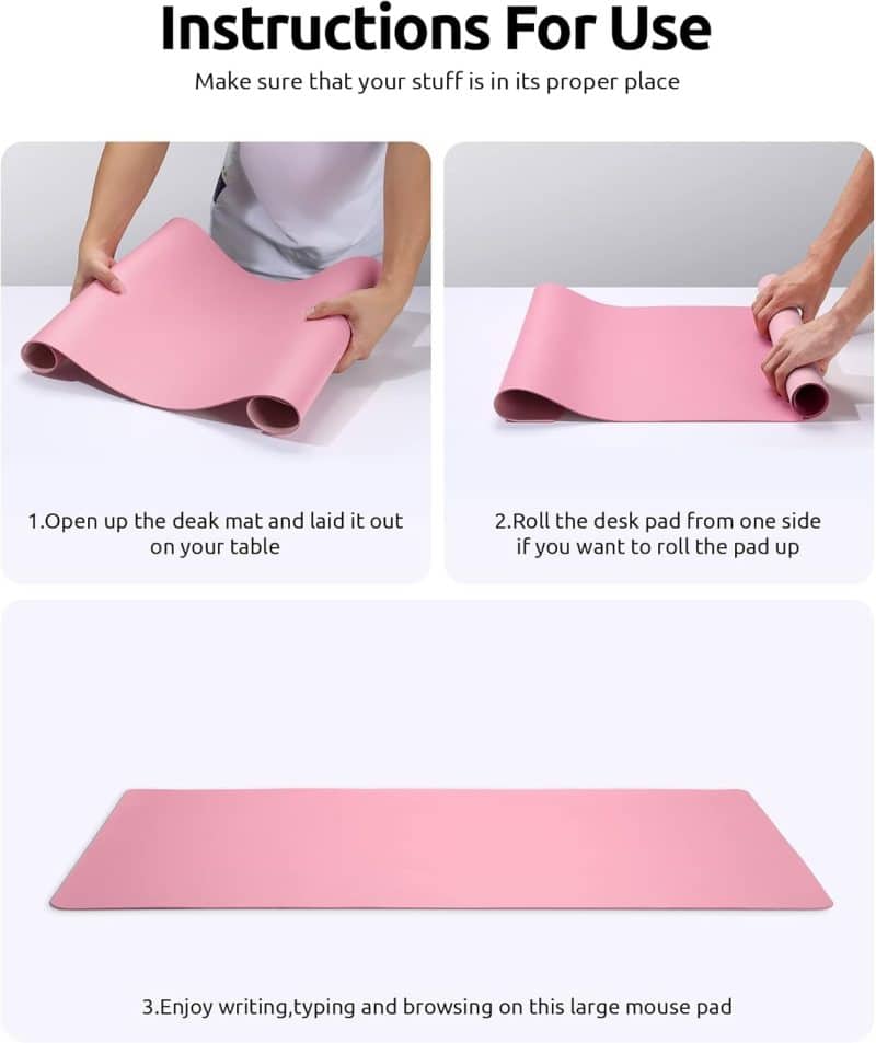YSAGi Leather Desk Pad Protector - Image 400